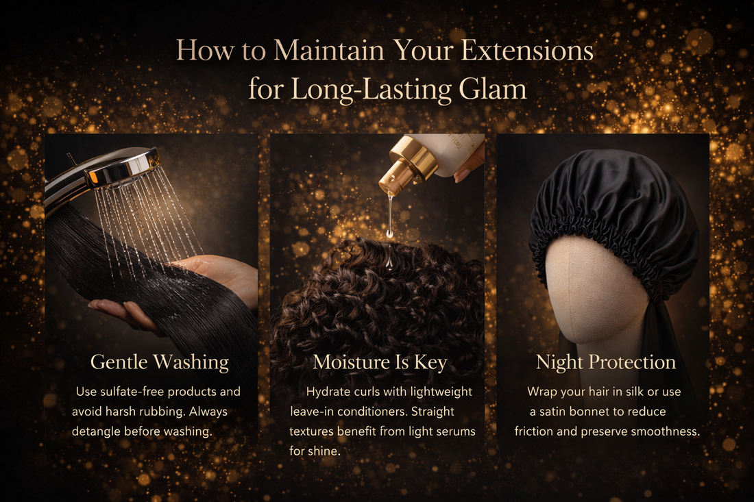 How to Maintain Your Extensions for Long-Lasting Glam